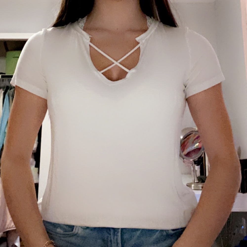 AE Cream Short Sleeve Shirt